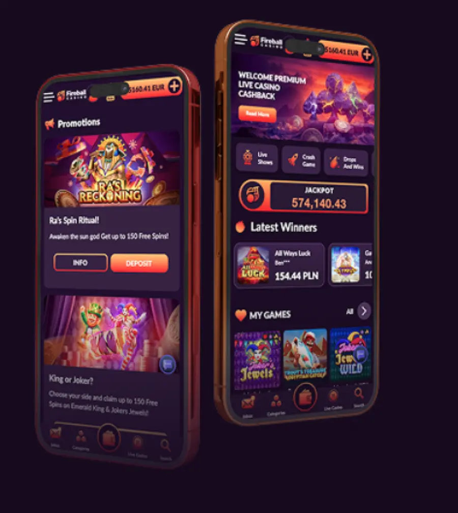 Fireball casino aplikacja